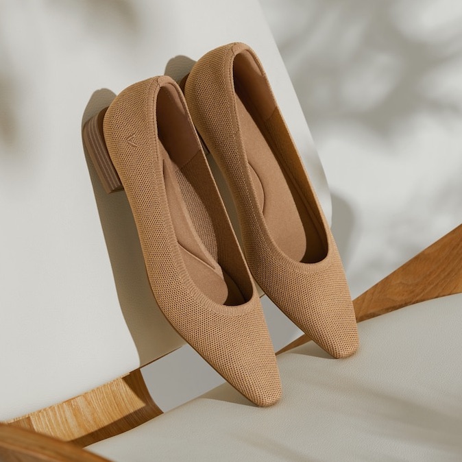Vivaia Chic Tan Loafers For Women